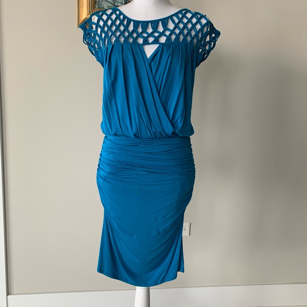 Blue Jersey stylish summer dress new without tags